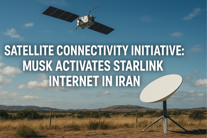 Satellite Connectivity Initiative: Musk Activates Starlink Internet in Iran